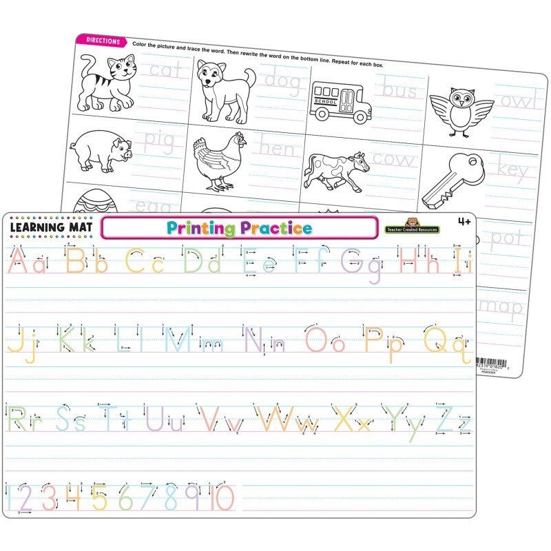 Teacher Created Resources® Printing Practice Learning Mat