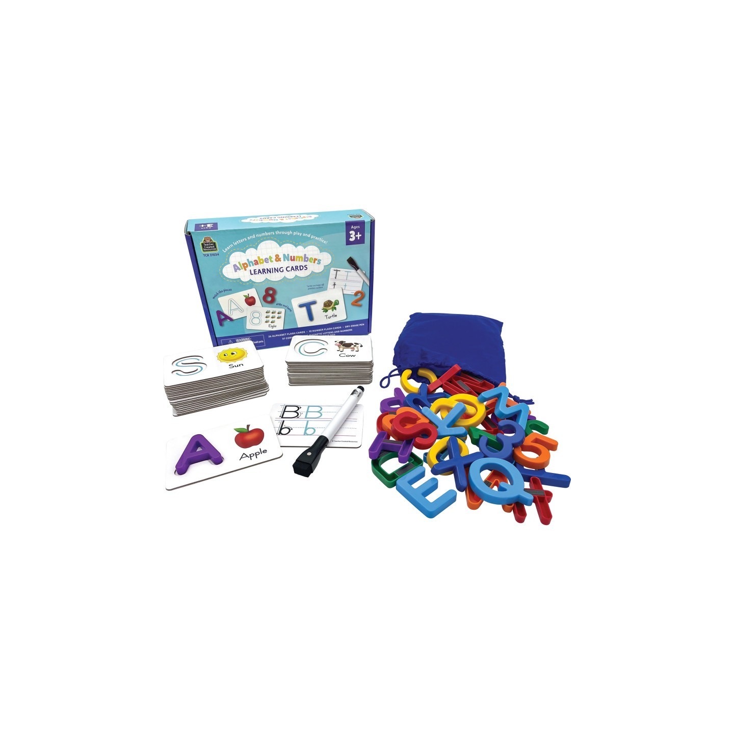 Teacher Created Resources® Alphabet & Numbers Learning Cards