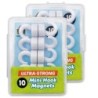 Teacher Created Resources® Mini Hook Magnets, 10 Per Pack, 2 Packs