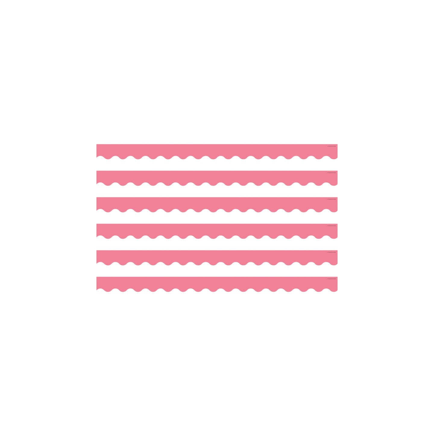 Teacher Created Resources® Light Pink Scalloped Border Trim, 35 Feet Per Pack, 6 Packs