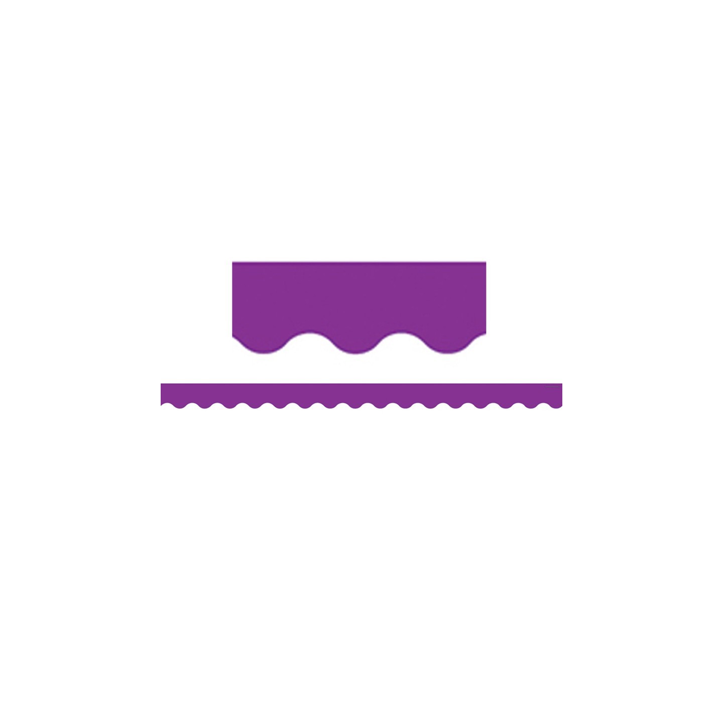 Teacher Created Resources® Purple Scalloped Border Trim, 35 Feet