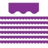 Teacher Created Resources® Purple Scalloped Border Trim, 35 Feet Per Pack, 6 Packs