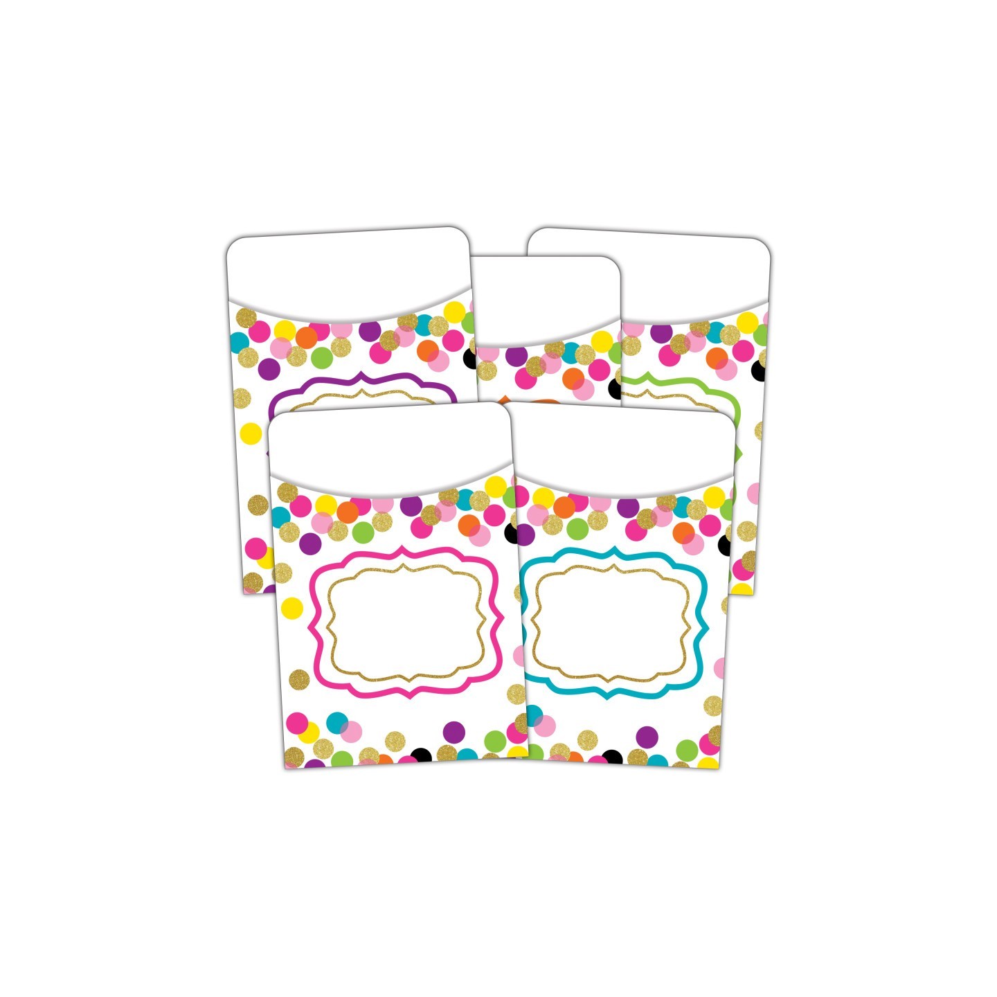 Teacher Created Resources® Confetti Library Pockets