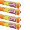 Teacher Created Resources® Better Than Paper® Bulletin Board Roll, 4' x 12', Orange, Pack of 4