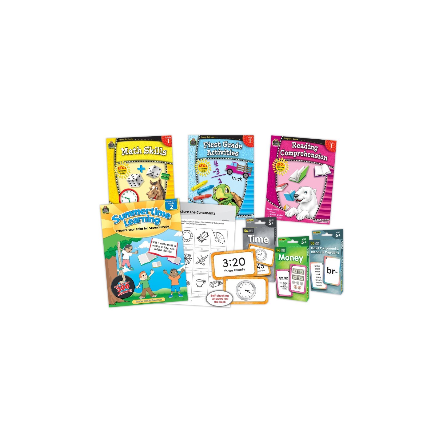 Teacher Created Resources® Learning at Home: Grade 1 Kit