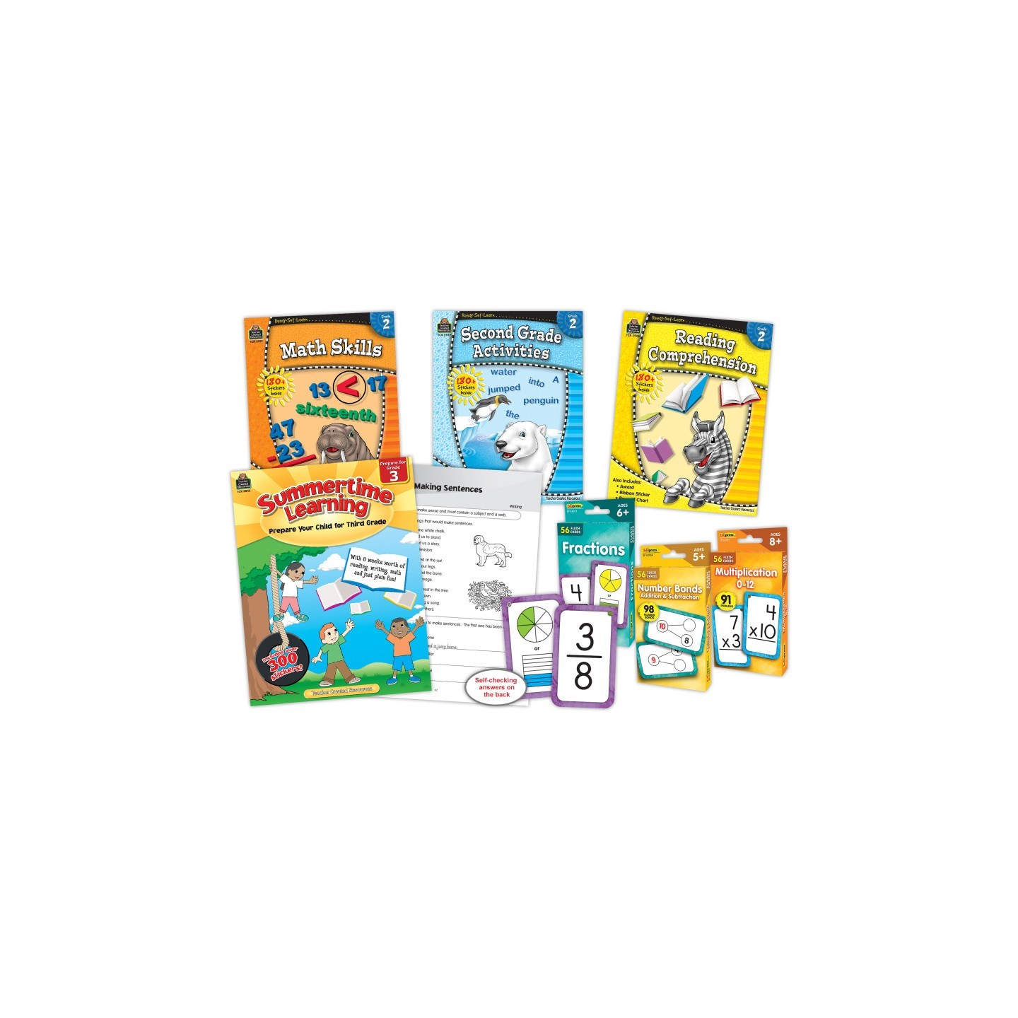 Teacher Created Resources® Learning at Home: Grade 2 Kit