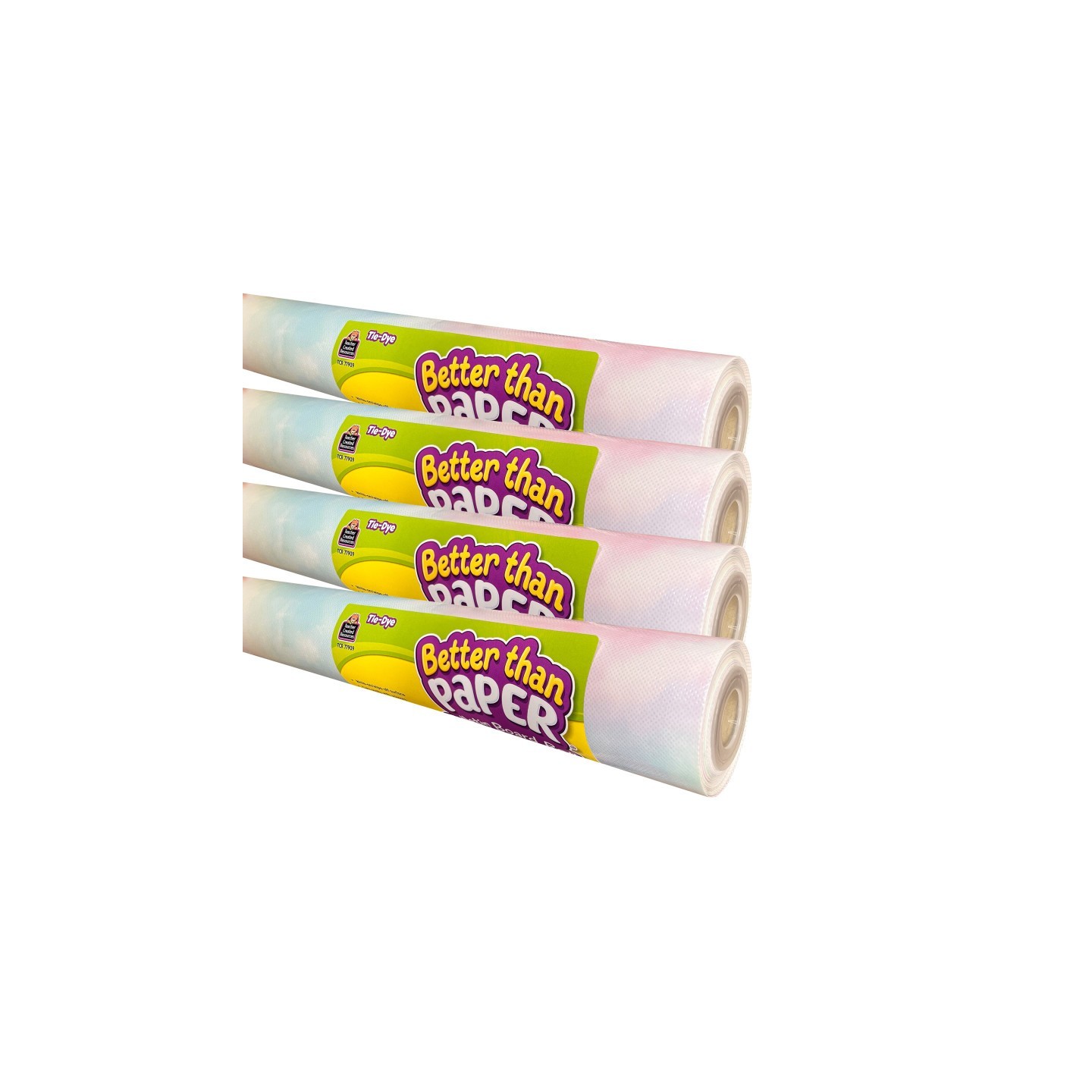 Teacher Created Resources® Better Than Paper Bulletin Board Roll, Tie-Dye, 4-Pack