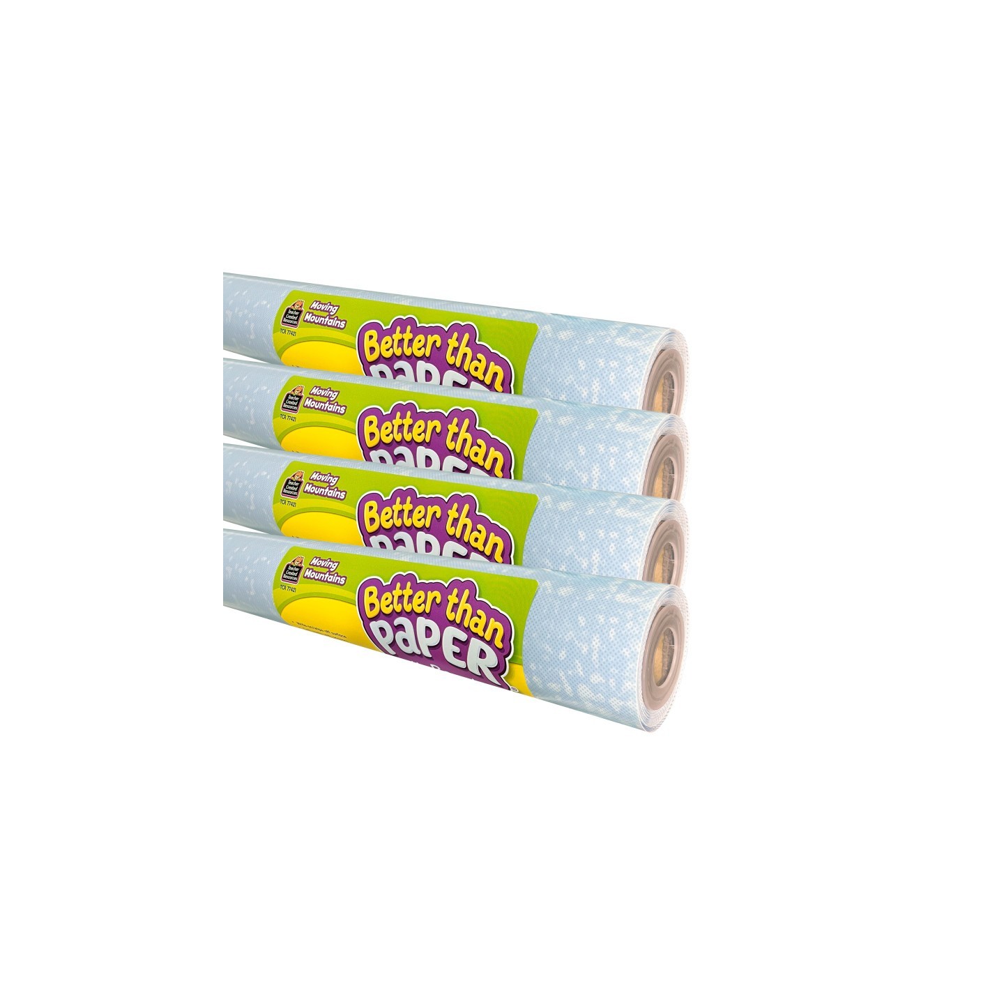 Teacher Created Resources® Better Than Paper Bulletin Board Roll, Moving Mountains, 4-Pack