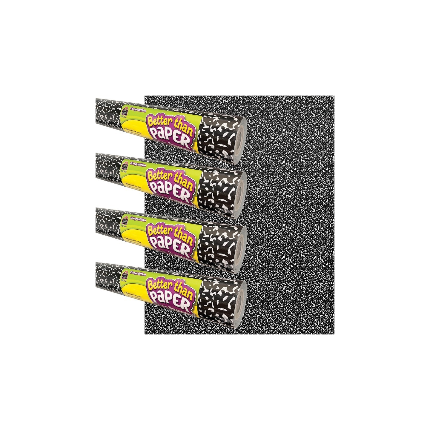 Teacher Created Resources® Better Than Paper® Bulletin Board Roll, 4' x 12', Composition, 4-Pack