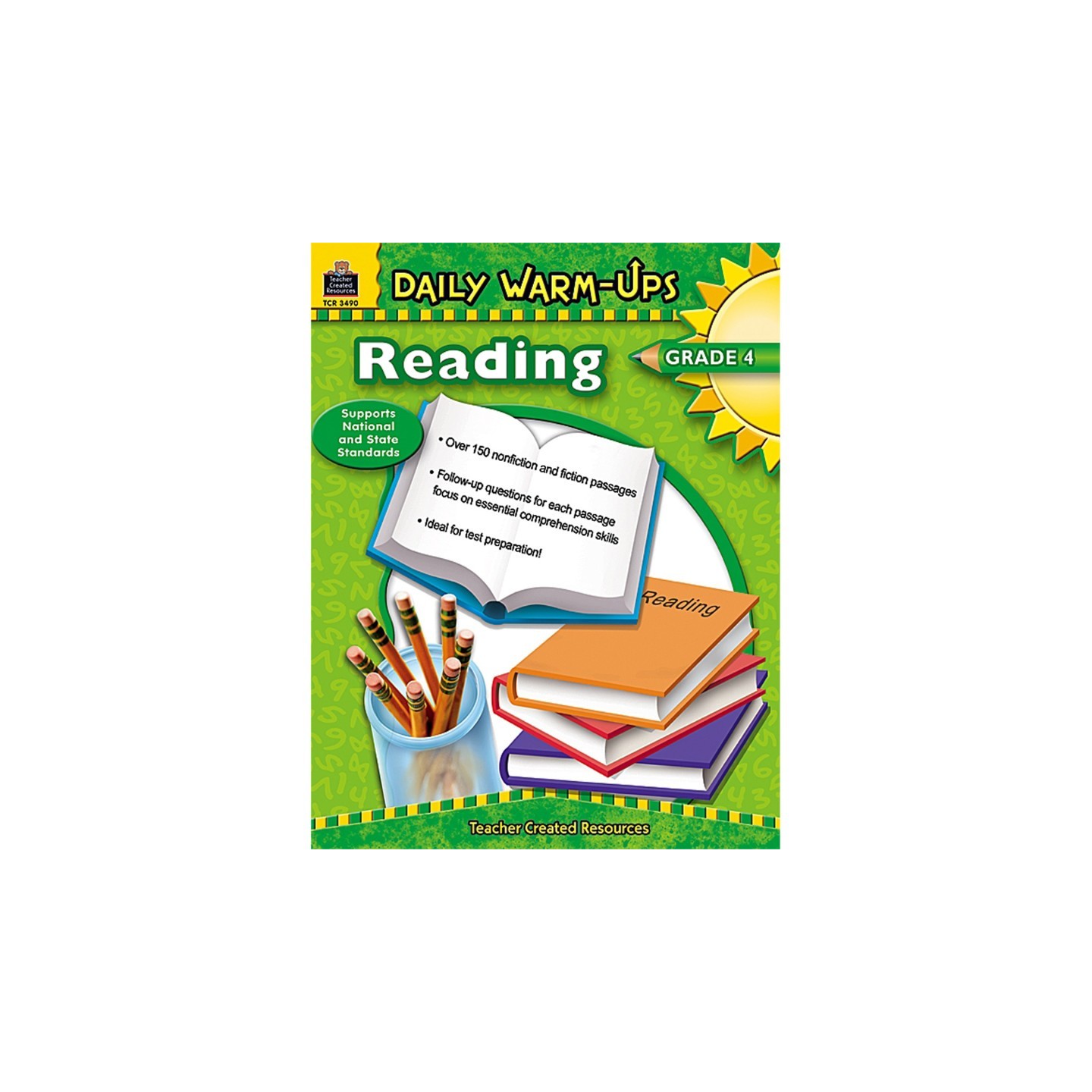 Teacher Created Resources® Daily Warm-Ups: Reading Book, Grade 4