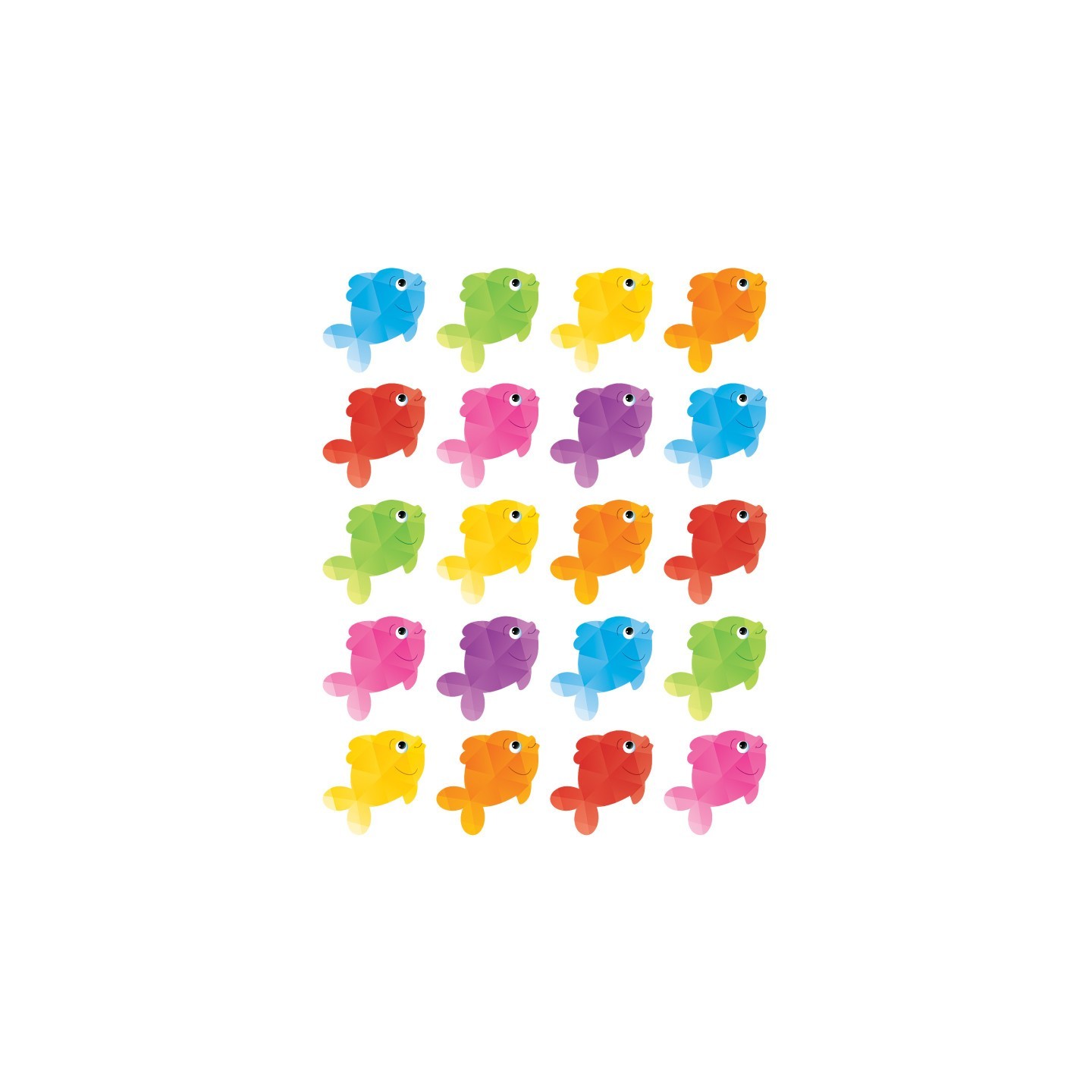 Teacher Created Resources® Colorful Fish Stickers, Pack of 120