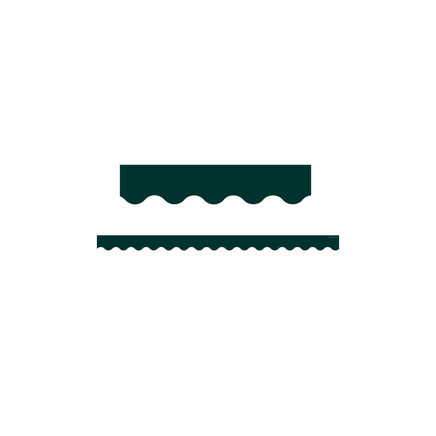 Teacher Created Resources® Hunter Green Scalloped Border Trim, 35 Feet