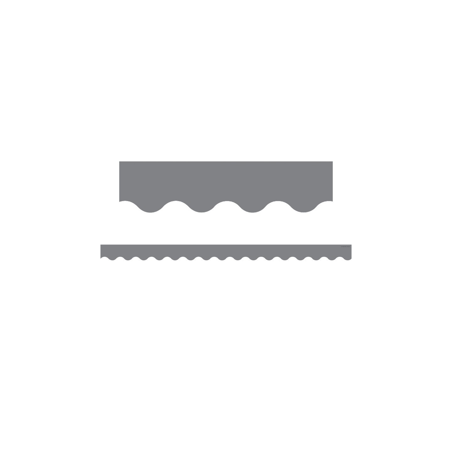 Teacher Created Resources® Gray Scalloped Border Trim, 35 Feet Per Pack, 6 Packs