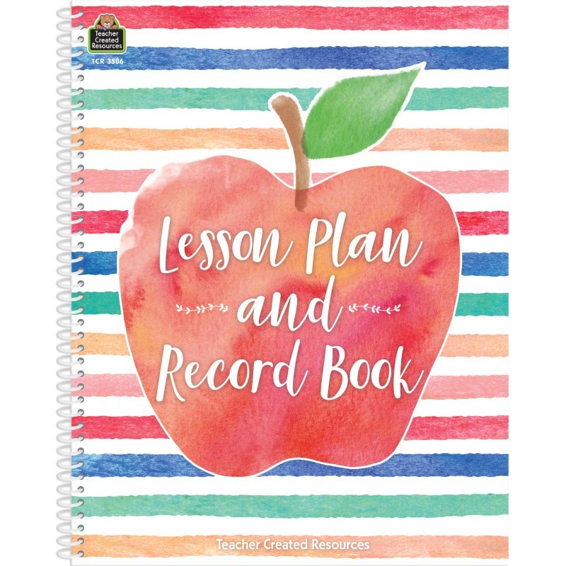 Teacher Created Resources® Watercolor Lesson Plan and Record Book