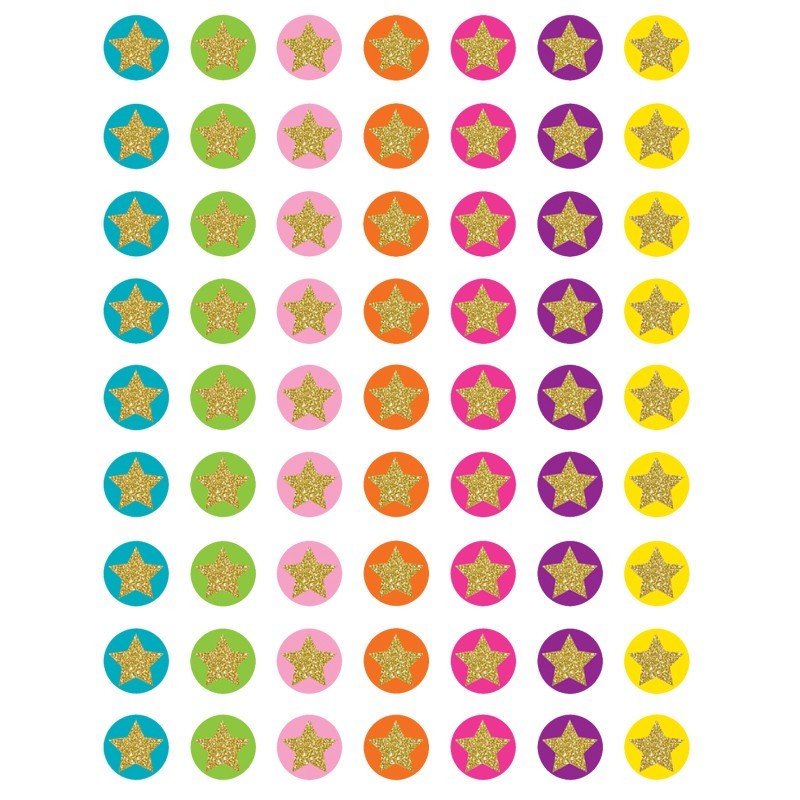 Teacher Created Resources® Confetti Stars Mini Stickers, Pack of 378