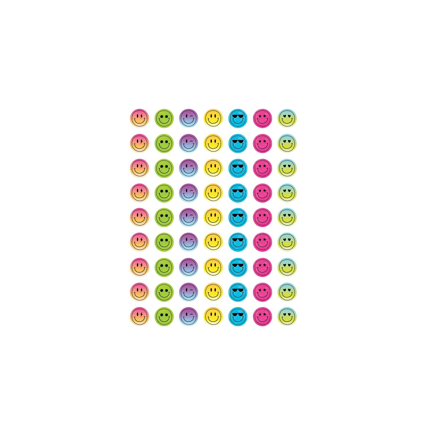 Teacher Created Resources® Brights 4Ever Smiley Faces Mini Stickers