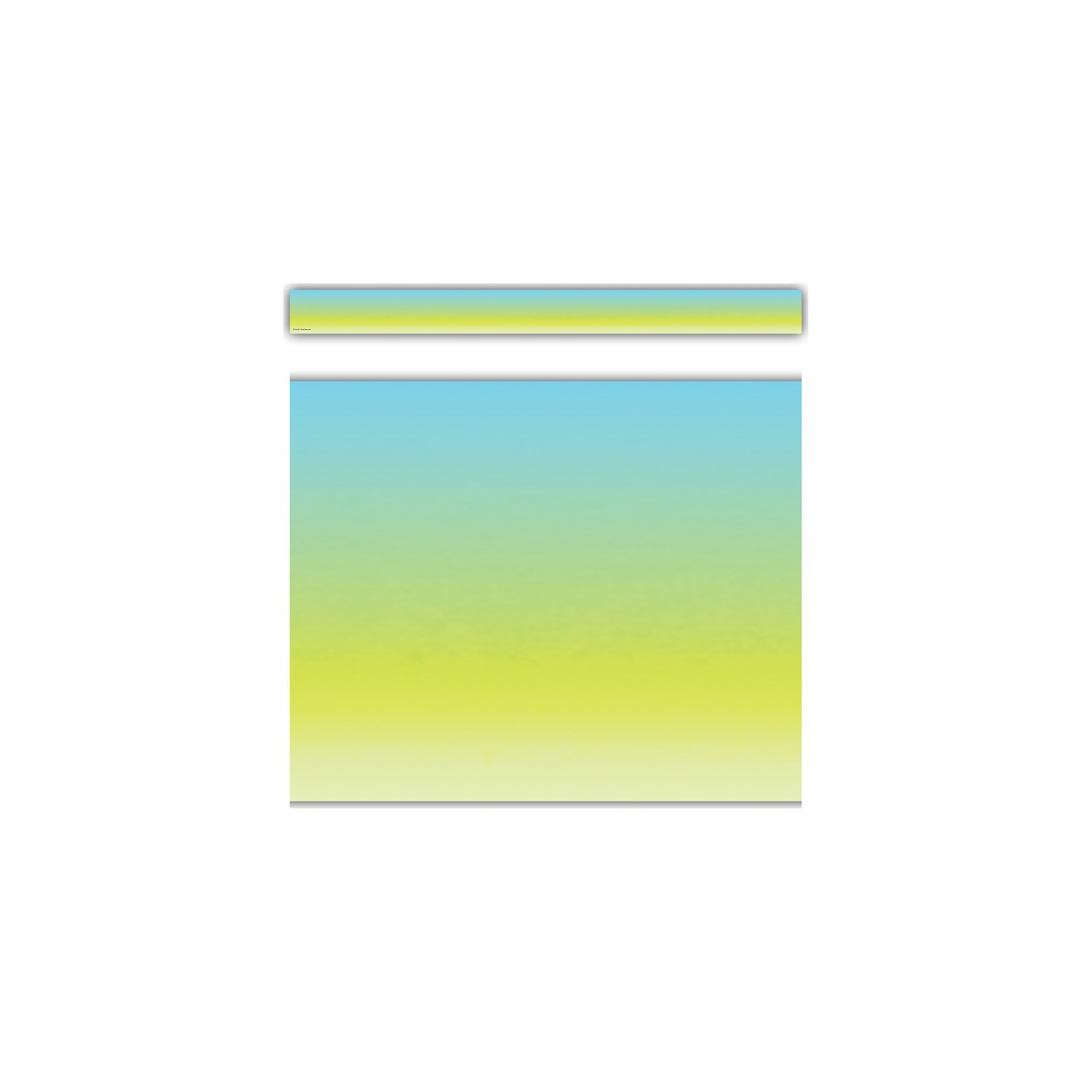 Teacher Created Resources® Aqua and Lime Color Wash Straight Border Trim, 35 Feet