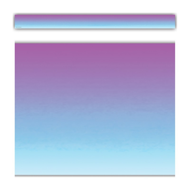 Teacher Created Resources® Purple and Blue Color Wash Straight Border Trim, 35 Feet
