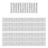 Teacher Created Resources® White With Black Pinstripes Straight Border Trim, 35 Feet Per Pack, 6 Packs