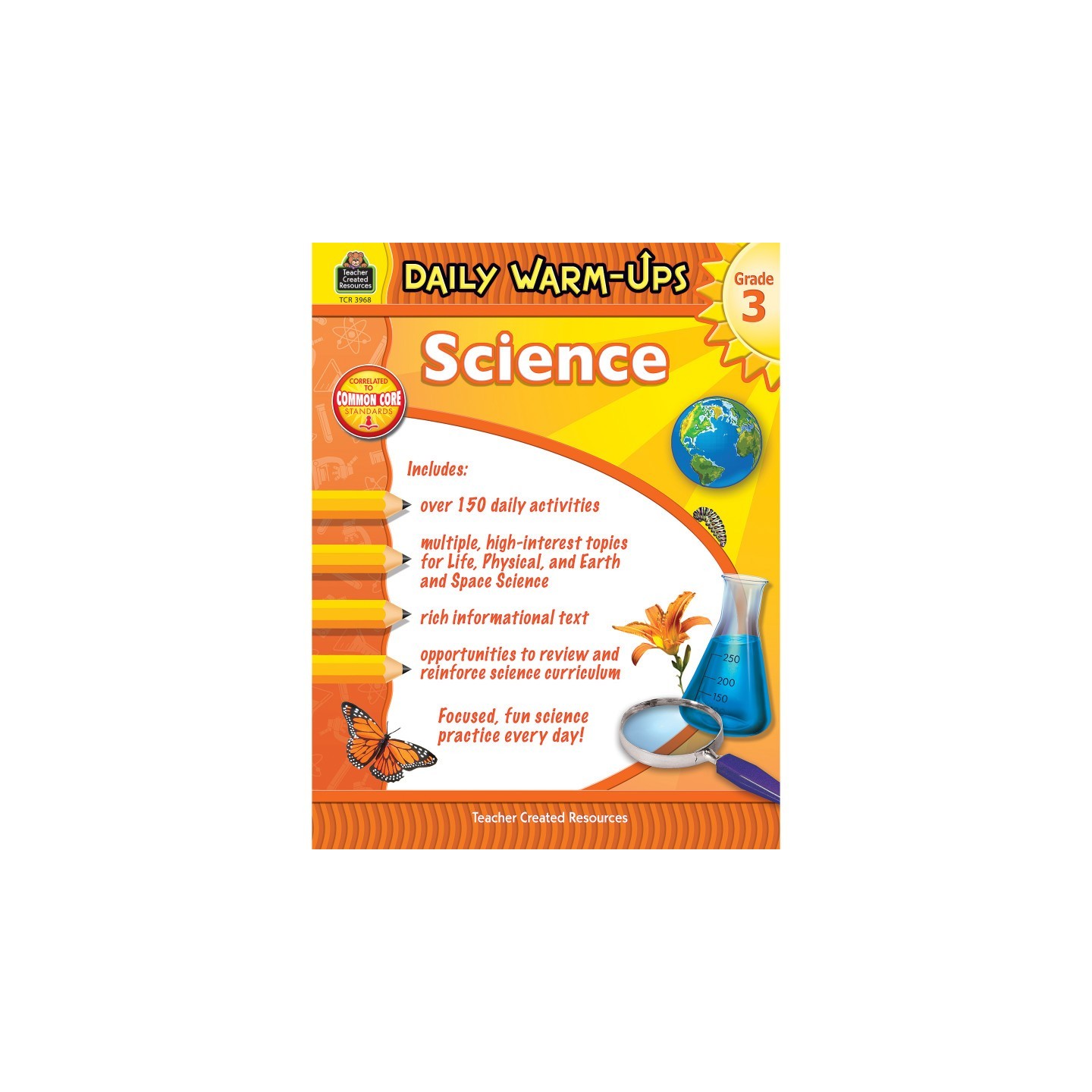 Teacher Created Resources® Daily Warm-Ups Science Book, Grade 3