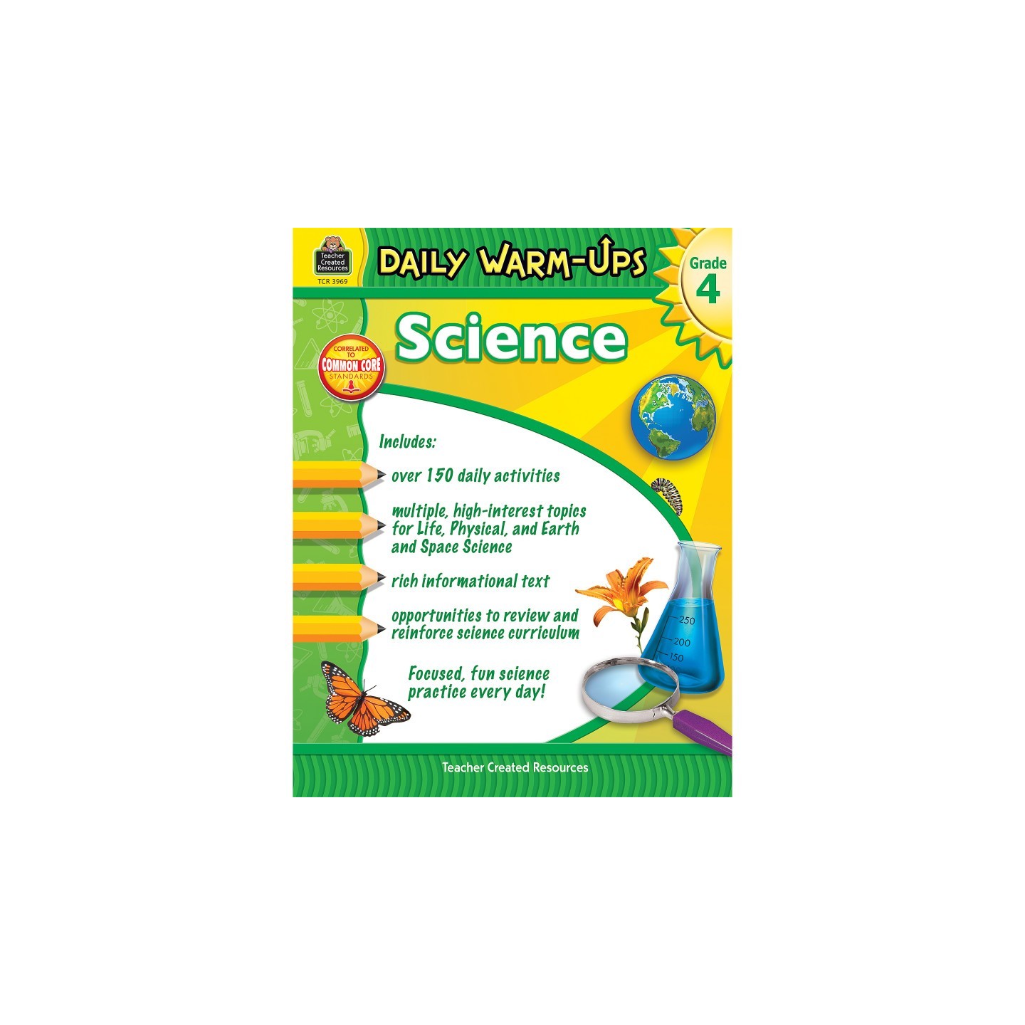 Teacher Created Resources® Daily Warm-Ups Science Book, Grade 4