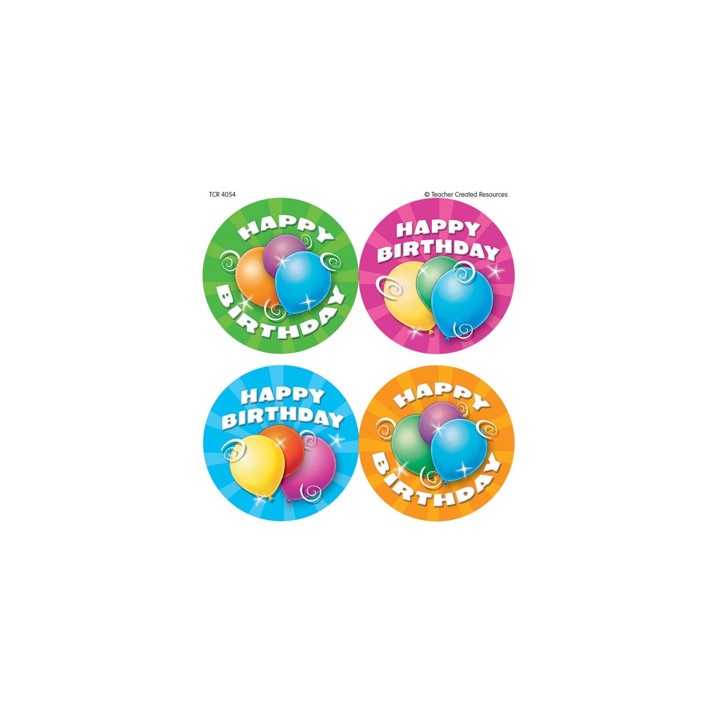 Teacher Created Resources® Birthday Wear 'Em Badges, Pack of 32