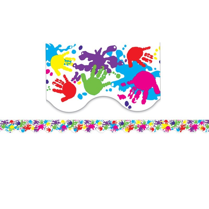 Teacher Created Resources® Helping Hands Scalloped Border Trim, 35 Feet