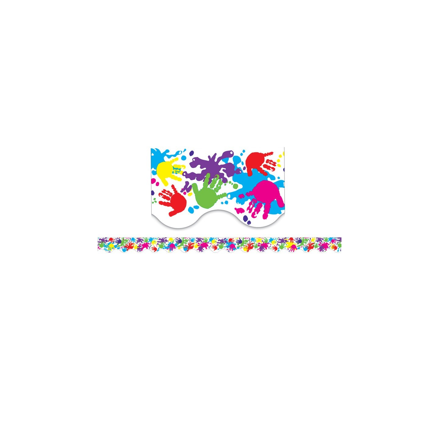 Teacher Created Resources® Helping Hands Scalloped Border Trim, 35 Feet