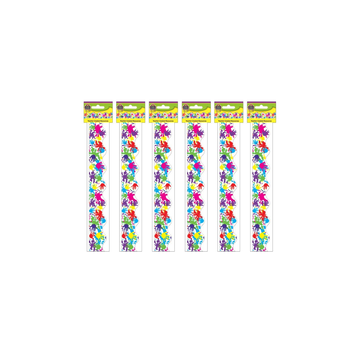 Teacher Created Resources® Helping Hands Border Trim, 35 Feet Per Pack, 6 Packs