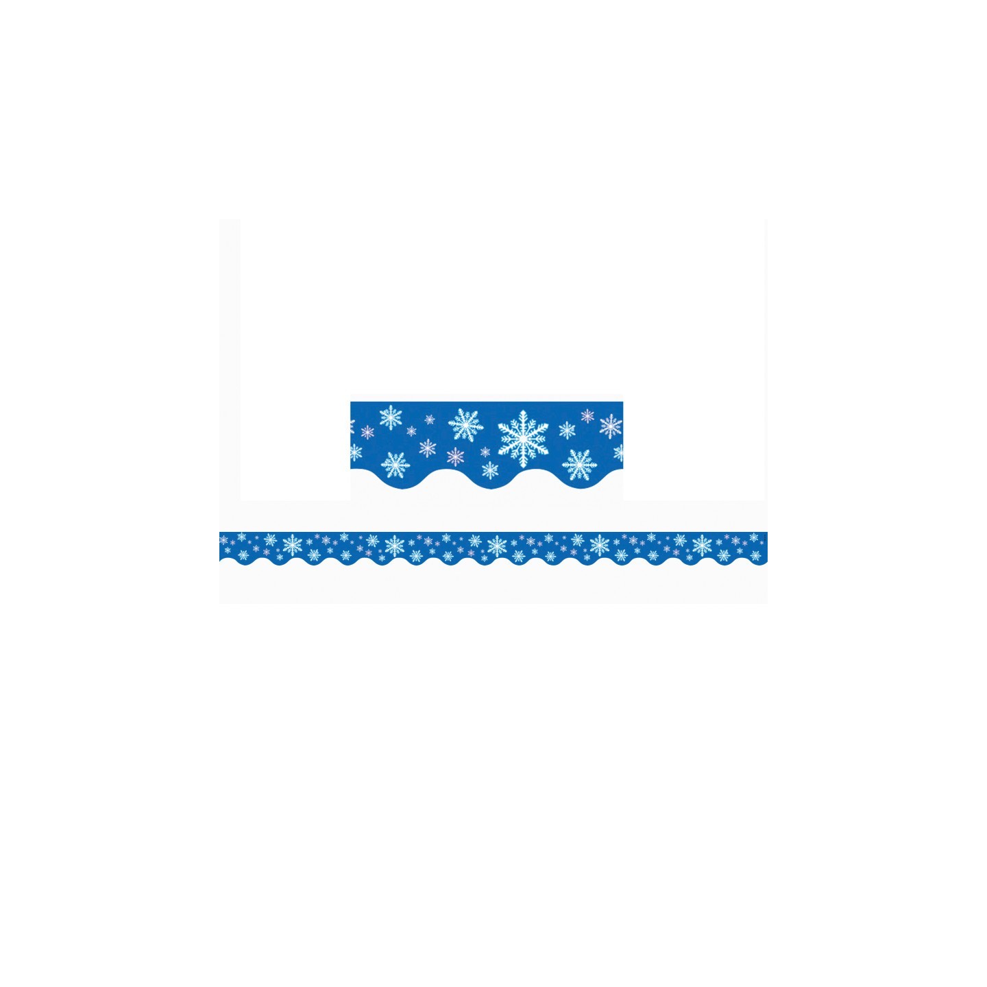 Teacher Created Resources® Snowflakes Scalloped Border Trim, 35 Feet