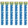 Teacher Created Resources® Snowflakes Border Trim, 35 Feet Per Pack, 6 Packs