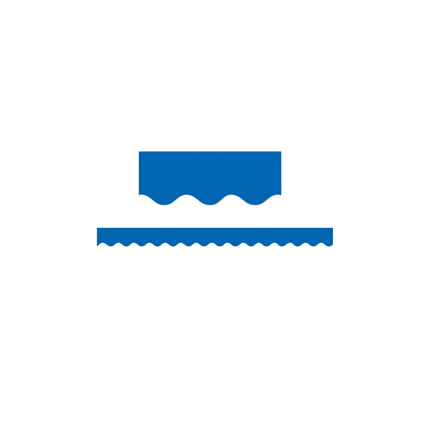 Teacher Created Resources® Blue Scalloped Border Trim, 35 Feet