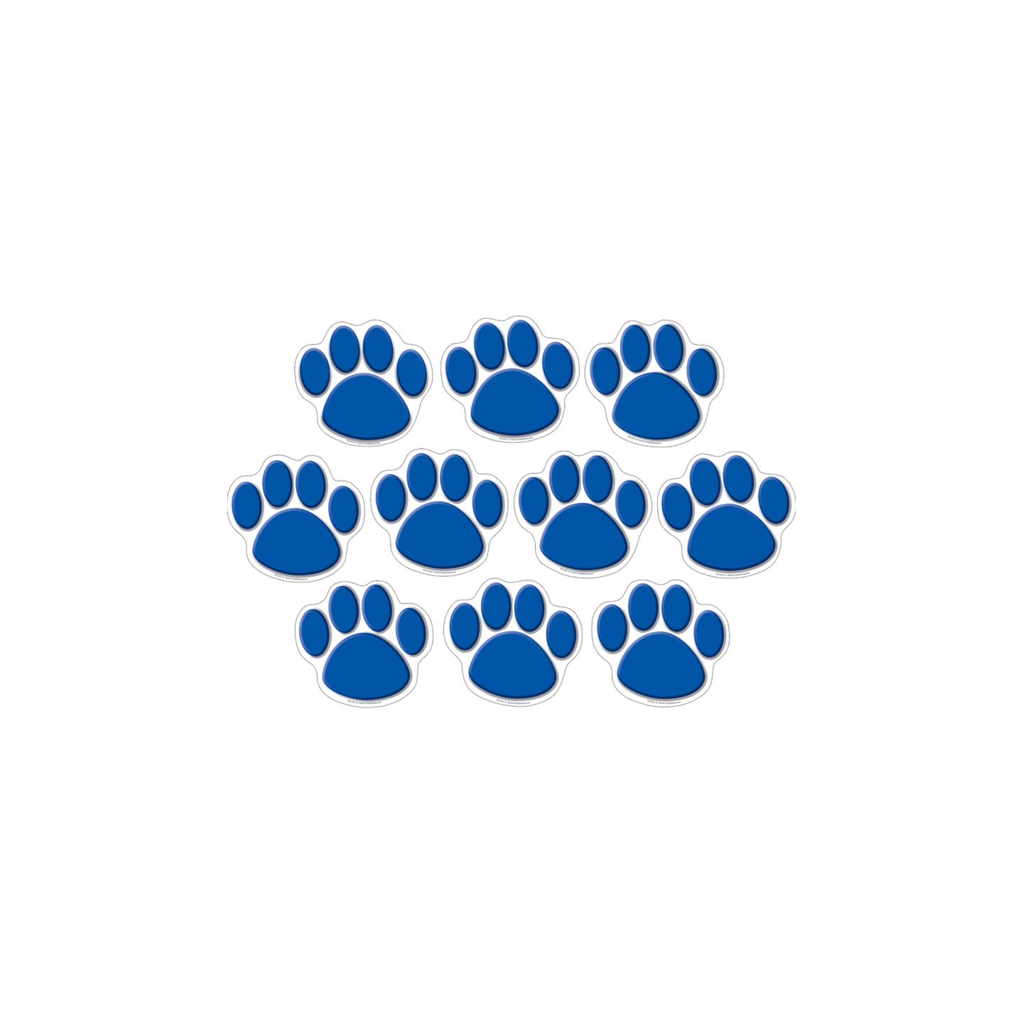 Teacher Created Resources® Blue Paw Prints Accents, Pack of 30