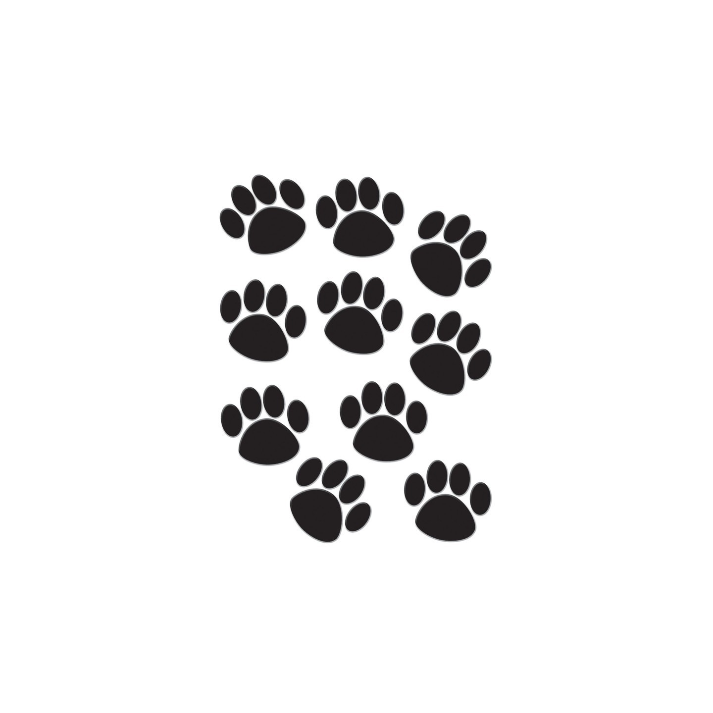 Teacher Created Resources® Black Paw Prints Accents, Pack of 30
