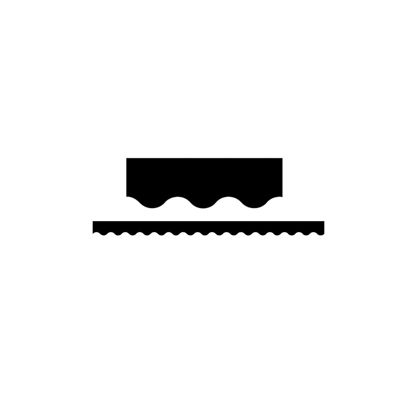 Teacher Created Resources® Black Scalloped Border Trim, 35 Feet