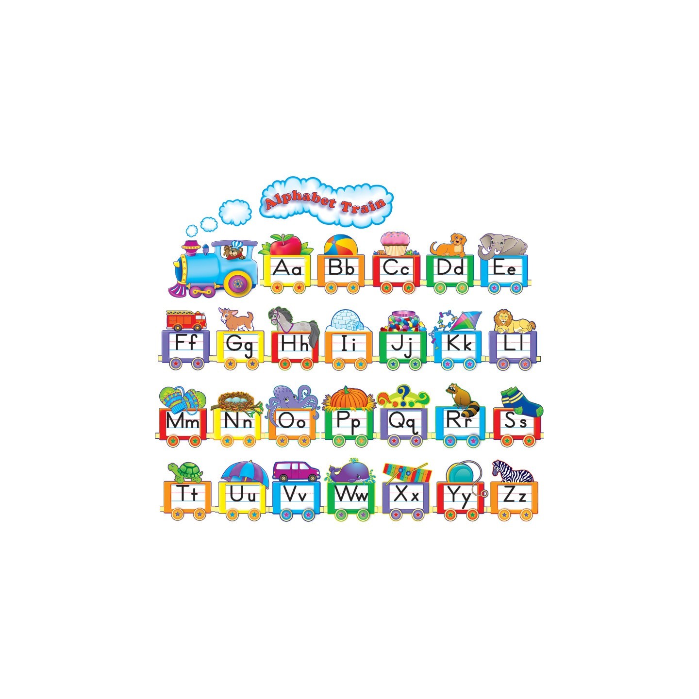 Teacher Created Resources® Alphabet Train Bulletin Board Display Set