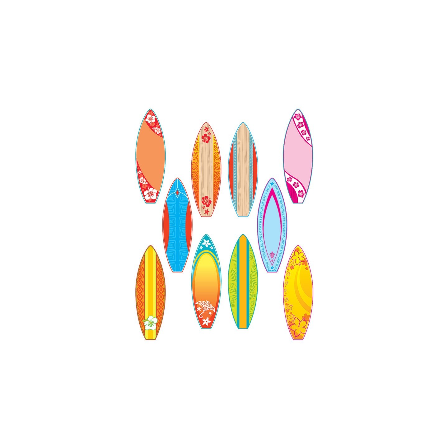 Teacher Created Resources® Surfboards Accents, Pack of 30