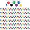 Teacher Created Resources® Colorful Paw Prints Border Trim, 35 Feet Per Pack, 6 Packs
