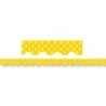Teacher Created Resources® Yellow Polka Dots Scalloped Border Trim, 35 Feet