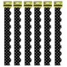 Teacher Created Resources® Black Mini Polka Dots Border Trim, 35 Feet Per Pack, 6 Packs