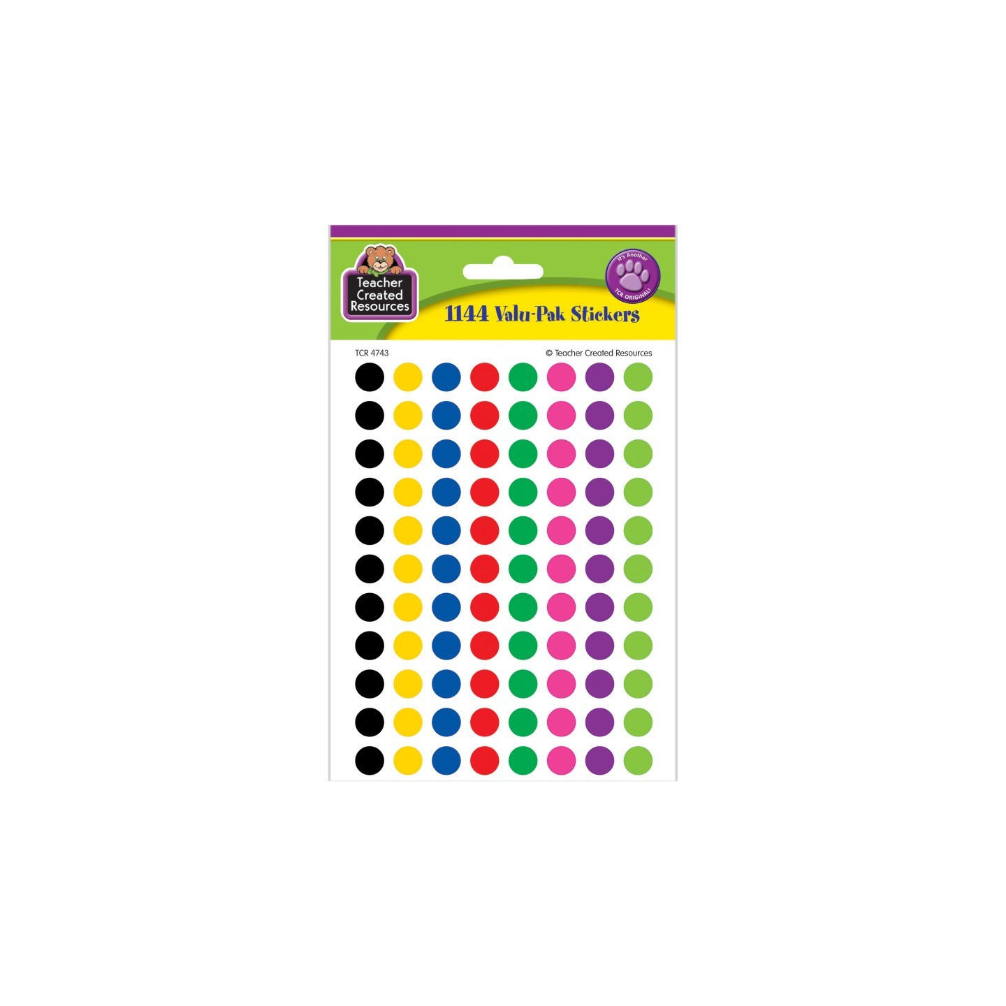 Teacher Created Resources® Mini Colorful Circles Valu-Pak Stickers
