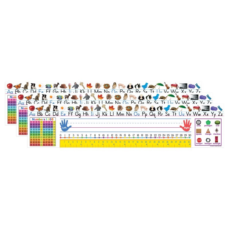 Teacher Created Resources® Colorful Traditional Printing Jumbo Name Plates, 18" x 24", 36 Per Pack, 3 Packs