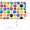 Teacher Created Resources® Colorful Paw Prints Postcards, Pack of 30