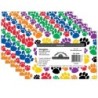 Teacher Created Resources® Colorful Paw Prints Postcards, 30 Per Pack, 6 Packs