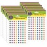 Teacher Created Resources® Colorful Paw Prints Mini Stickers, 3/8"Dia, 528 Per Pack, 12 Packs