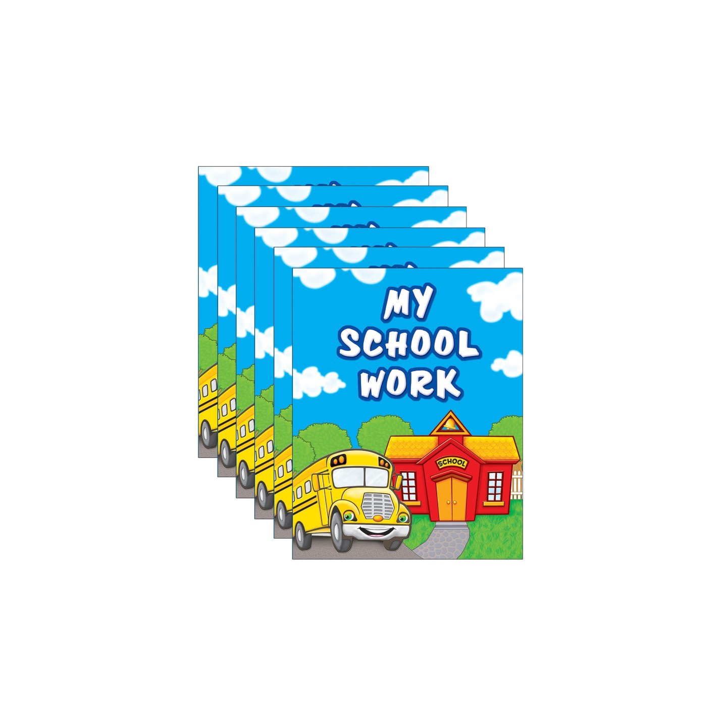 Teacher Created Resources® My School Work Pocket Folder, Pack of 6