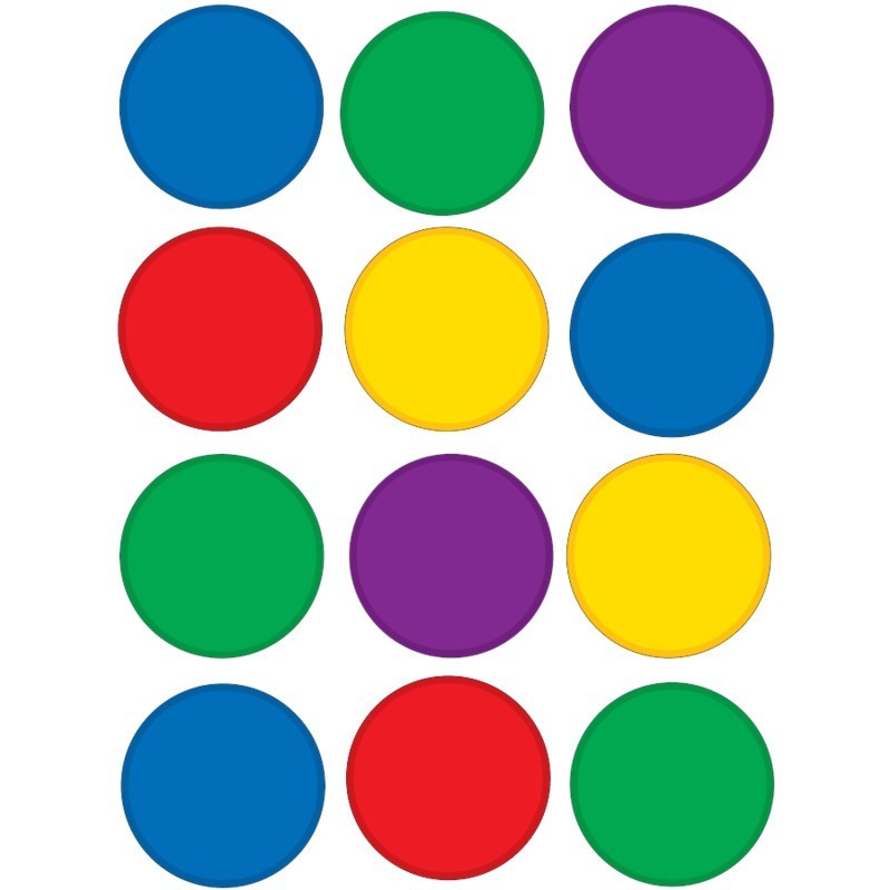 Teacher Created Resources® Colorful Circles Mini Accents, Pack of 36