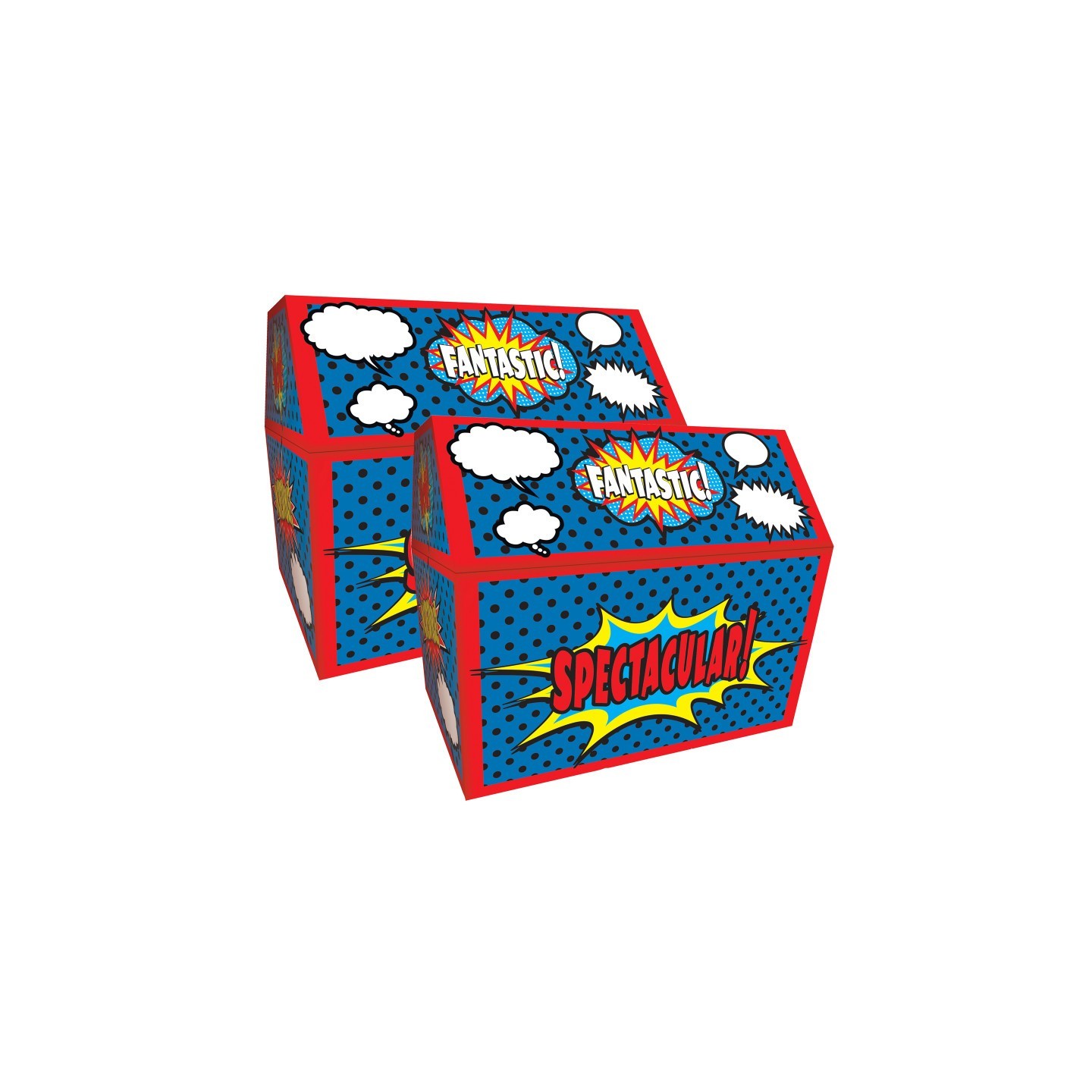 Teacher Created Resources® Superhero Chest, Pack of 2