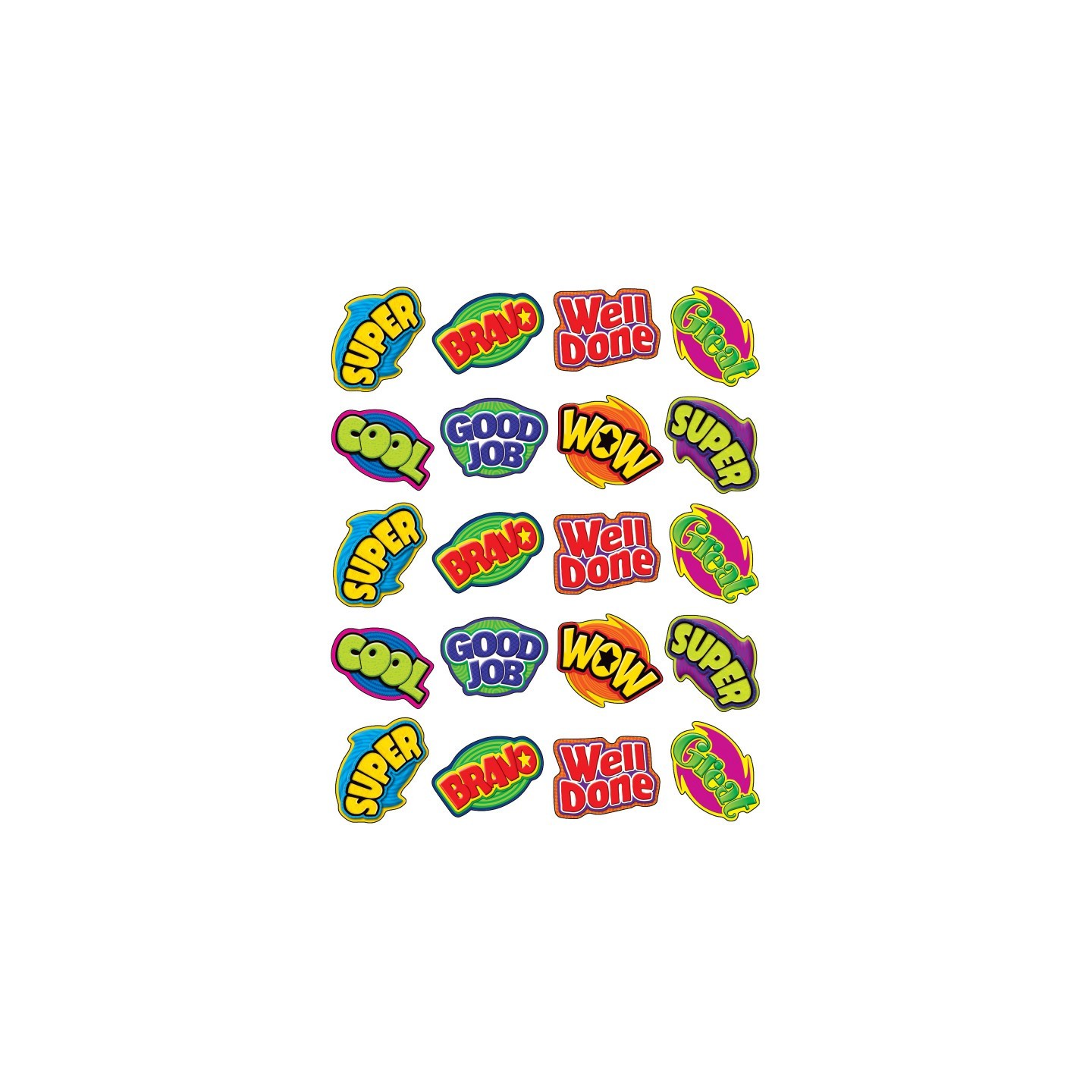Teacher Created Resources® Positive Words Stickers, Pack of 120