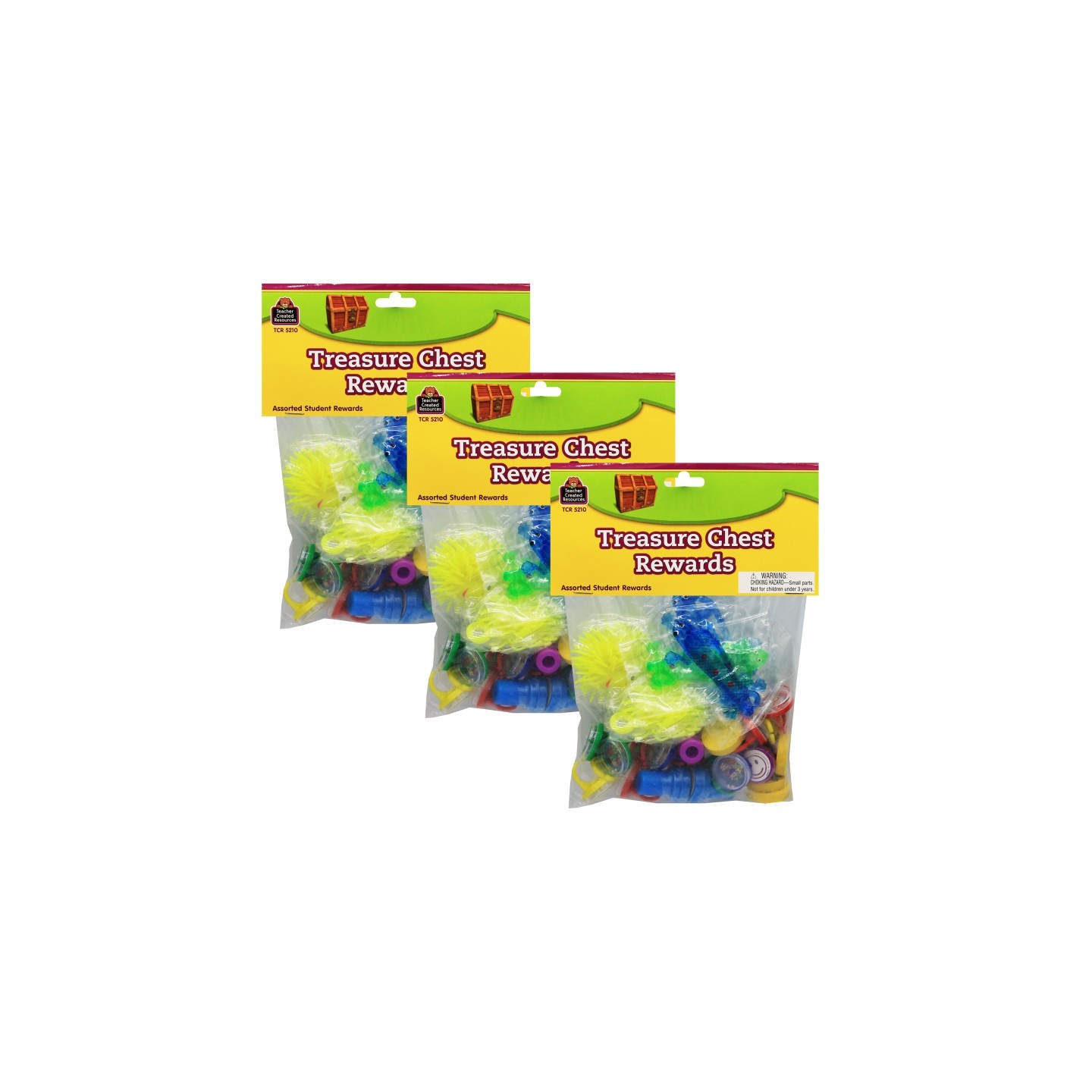 Teacher Created Resources® Treasure Chest Rewards, 28 Per Pack, 3 Packs